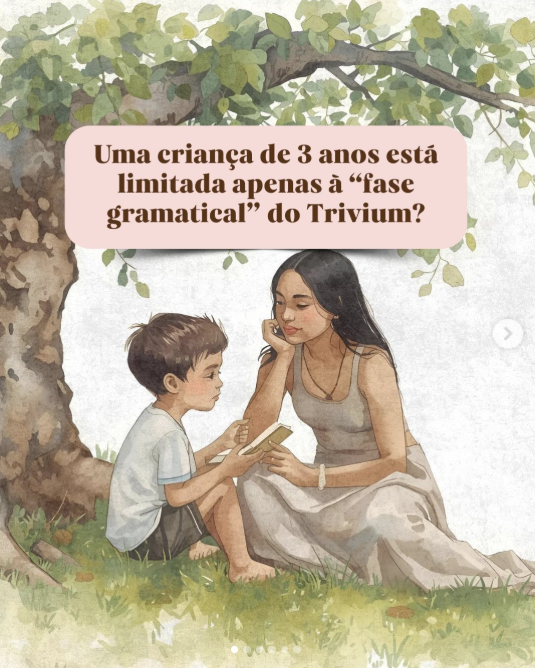 2026 – o que ensinar a uma criança de 3 anos?!